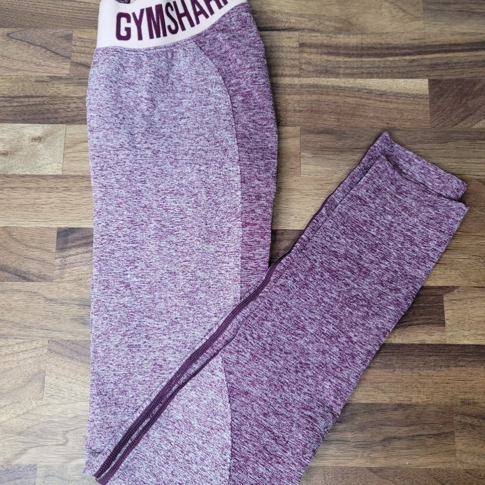 GymShark Dry Purple Seamless Womens Leggings Size XS